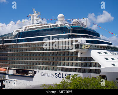 Celebrity Solstice Kreuzfahrtschiff in Sydney Stockfoto