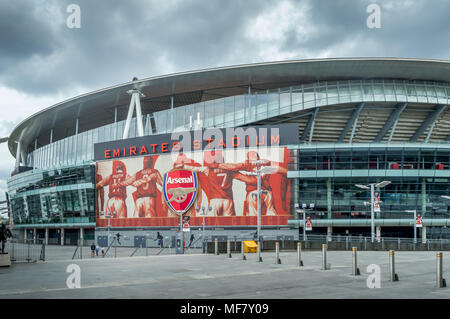 Arsenal Emirates Stadium, London, Großbritannien, 21. September 2016: Nahaufnahme der Arsenal Stadion, Austragungsort der Englischen Premier League bei Lon Stockfoto