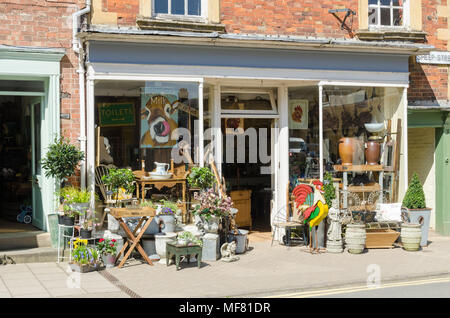 Hummeln und wilden Blumen und Dekoration Shop in Sheep Street in der hübschen Marktstadt Shipston-on-Stour in Warwickshire, Großbritannien Stockfoto