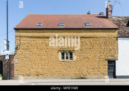 Romney Bibliothek und Information in der hübschen Marktstadt Shipston-on-Stour in Warwickshire, Großbritannien Stockfoto