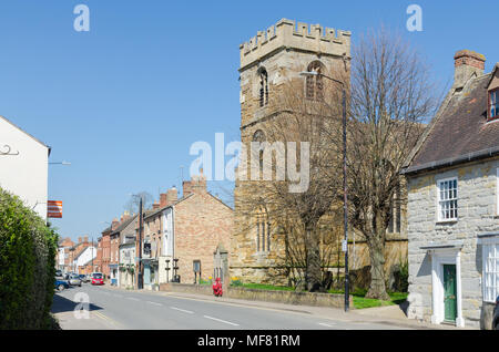 St. Edmund, König und Märtyrer der Kirche in der hübschen Marktstadt Shipston-on-Stour in Warwickshire, Großbritannien Stockfoto