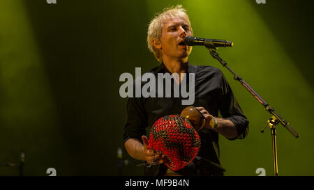 Franz Ferdinand, die am Sonntag Abend auf der großen Bühne an der siegreichen Festival 2017 Stockfoto