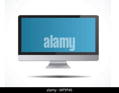 Computer-Bildschirm-Symbol Stock Vektor