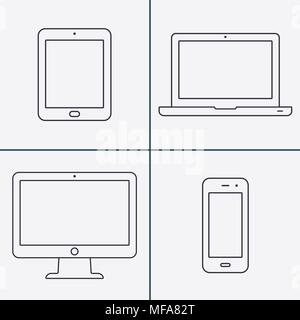 Symbol "Leitung"-Geräte. Vector Illustration eps 10. Stock Vektor