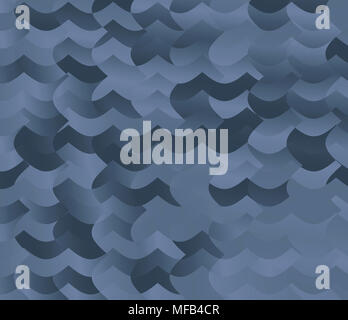 Zusammenfassung Hintergrund blau und grau, Gradient wave Design Pattern. Stockfoto