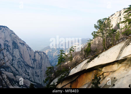 Die berühmte Landschaft der Berg Huashan, China Stockfoto