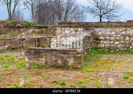 Ruinen der Dion archäologische Stätte in Griechenland Stockfoto