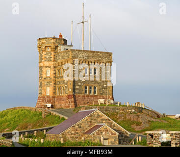Der Cabot Tower auf dem Signal Hill im wunderschönen St. John's, Neufundland, Kanada. Stockfoto