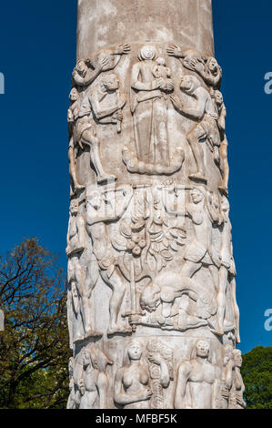 Denkmal von Simon Bolivar, Sevilla, Spanien. Stockfoto