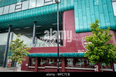 Arsenal Stadium, London, Großbritannien, 26. Juni 2016: Arsenal Stadium club Box Office, London Stockfoto