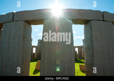 Volle Stonehenge Replik - Esperance - Australien Stockfoto