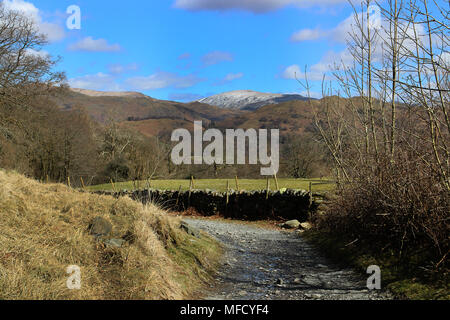 Elterwater cumbria Großbritannien Stockfoto