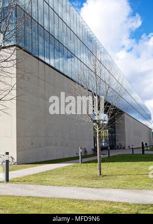 Gebäude, in dem sich das Staatliche Museum Ägyptischer Kunst und der Hochschule für Fernsehen und Film München, Stockfoto