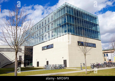 Gebäude, in dem sich das Staatliche Museum Ägyptischer Kunst und der Hochschule für Fernsehen und Film München, Stockfoto