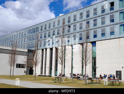 Gebäude, in dem sich das Staatliche Museum Ägyptischer Kunst und der Hochschule für Fernsehen und Film München, Stockfoto