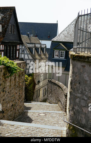 Limburg an der Lahn, Deutschland. 24 Apr, 2018. Die Limburger Altstadt, am 24/04/18 | Nutzung der weltweiten Kredit genommen: dpa/Alamy leben Nachrichten Stockfoto