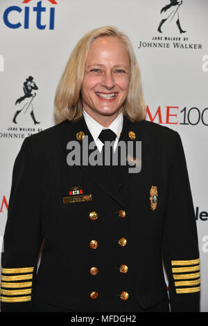 New York, USA. 24 Apr, 2018. Jan Rader besucht die Zeit 2018 100 Gala bei Jazz at Lincoln Center am 24. April 2018 in New York City. Credit: Erik Pendzich/Alamy leben Nachrichten Stockfoto
