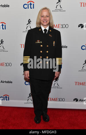 New York, USA. 24 Apr, 2018. Jan Rader besucht die Zeit 2018 100 Gala bei Jazz at Lincoln Center am 24. April 2018 in New York City. Credit: Erik Pendzich/Alamy leben Nachrichten Stockfoto