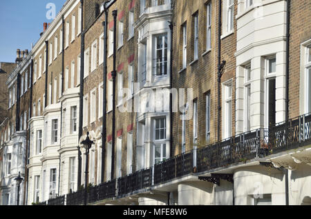 Montagu Square W1, Marylebone, London, UK. Stockfoto