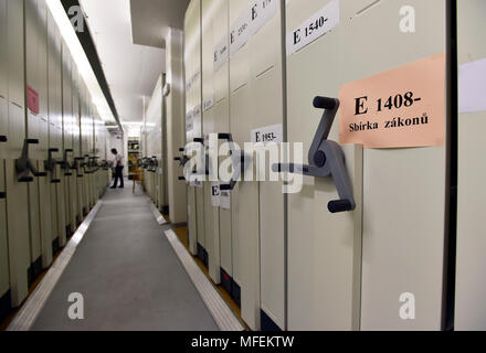 Tschechische Statistische Amt (CSU), Archiv Stockfoto