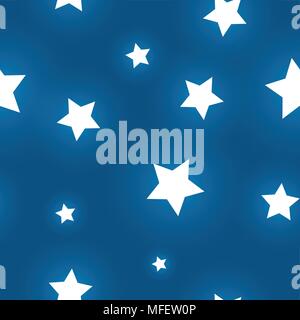 Kosmos Space mit Sternen Stock Vektor