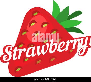 Erdbeere Vector Illustration Stock Vektor
