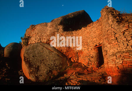 HILL COMPLEX Great Zimbabwe Ruinen, Simbabwe. Stockfoto