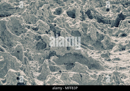 Rock magmatischen Textur Hintergrund auf Cape Greco, Zypern Stockfoto