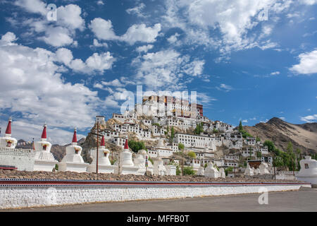 Thiksey Kloster in Ladakh, Indien. Stockfoto