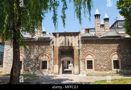 Die Gazi-husrev-beg der Moschee, Sarajevo, Bosnien und Herzegowina Stockfoto