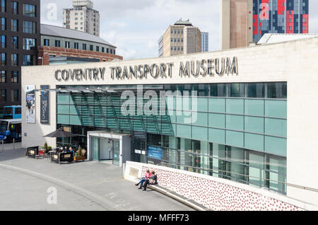 Coventry Transport Museum im Zentrum von Coventry, Großbritannien Stockfoto