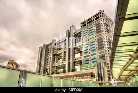 Fuji Television-Hauptquartier auf Odaiba Insel - Tokio, Japan Stockfoto