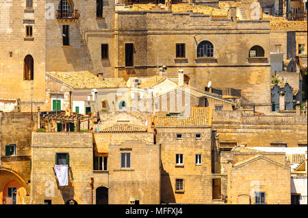 Matera, Apulien, Italien. Die Sassi und der Park der Felsenkirchen von ...