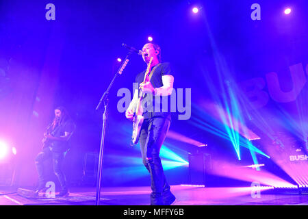 Bush durchführen, Konzert im Fillmore Miami Beach, United States. Mit: Gavin Rossdale Wo: Miami Beach, Florida, United States Wenn: 25 Mar 2018 Credit: JLN Fotografie/WENN.com Stockfoto