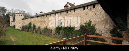 Mühlgraben alte Stadtmauern, St. Alban, Basel Stadt, Kanton Basel Stadt, Schweiz, Europa Stockfoto