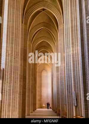 Grundtvigs kirche in Kopenhagen, Dänemark Stockfoto