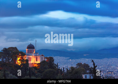 Kirche des Hl. Marina in Thissio in Athen, Griechenland Stockfoto