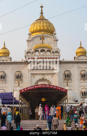 Gurdwara Bangla Sahib, eine Sikh-tempel, Neu-Delhi, Delhi, Indien, Asien Stockfoto