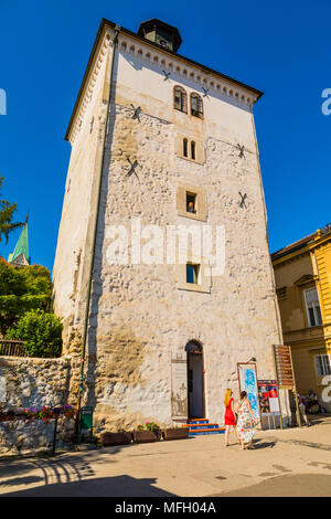 Lotr1eak-Turm, Zagreb, Kroatien, Europa Stockfoto