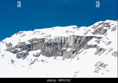 Alpen von der Zugspitze gesehen, in der östlichen Alpen, die Teil des Wettersteingebirges Form, (Deutsch: Wettersteingebirge), Bayern, Deutschland Stockfoto