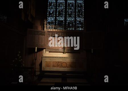 Chester Cathedral in Sun's im frühen Sommer Stockfoto