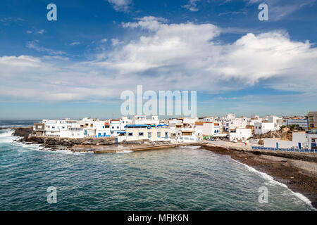 Die Altstadt von El Cotillo auf der Vulkaninsel Fuerteventura, Kanarische Inseln, Spanien, Atlantik, Europa Stockfoto