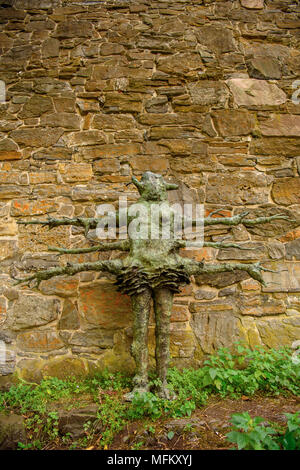 Festung Akershus, eine mittelalterliche Burg, die als Gefängnis, Oslo, Norwegen verwendet wurde. Stockfoto