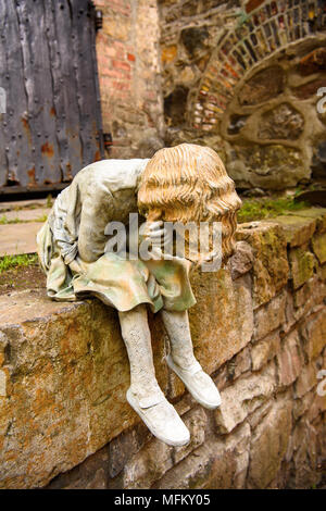 Festung Akershus, eine mittelalterliche Burg, die als Gefängnis, Oslo, Norwegen verwendet wurde. Stockfoto