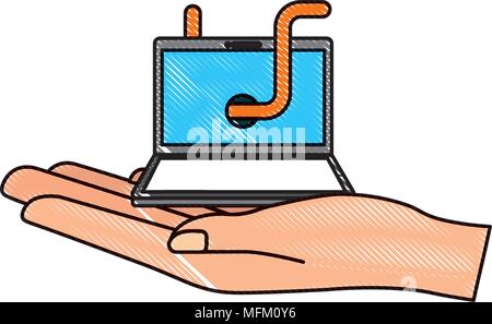 Cyber Security Konzept Stock Vektor