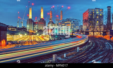 Battersea Power Station in London Stockfoto