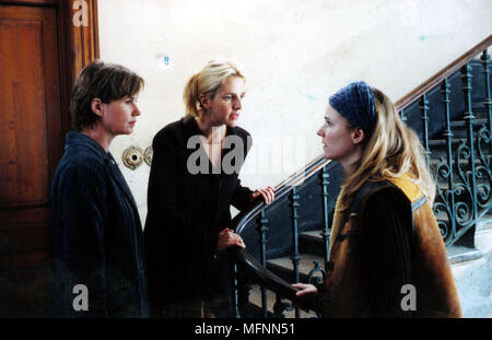 Tout Va Bien, auf s'en va ist alles in Ordnung, Wir verlassen Sie Frankreich Miou Miou, Sandrine Kiberlain, Natacha Régnier Regie: Claude Mouriéras Stockfoto