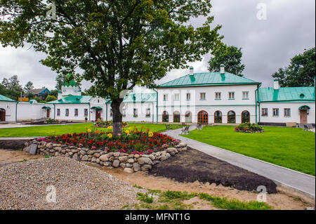 Gebäude auf dem Gebiet des alten Ladoga monstery in Rußland, St, Petersburg Stockfoto