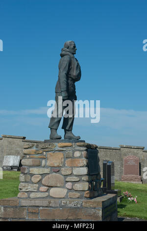 Longhope Rettungsboot Disaster Memorial, Soth Wände, Hoy, Orkney, Schottland Stockfoto