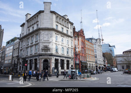 Von St Bart Brauerei und öffentlichen Haus auf Long Lane in West Smithfield, London, England, Großbritannien Stockfoto